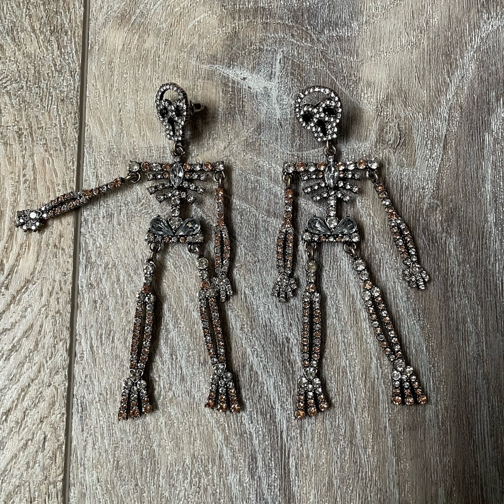 Unique Vintage Skeleton Earrings